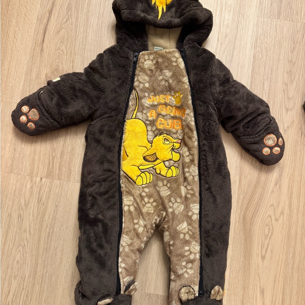 🦁 Disney Lion King Simba baby bunting suit